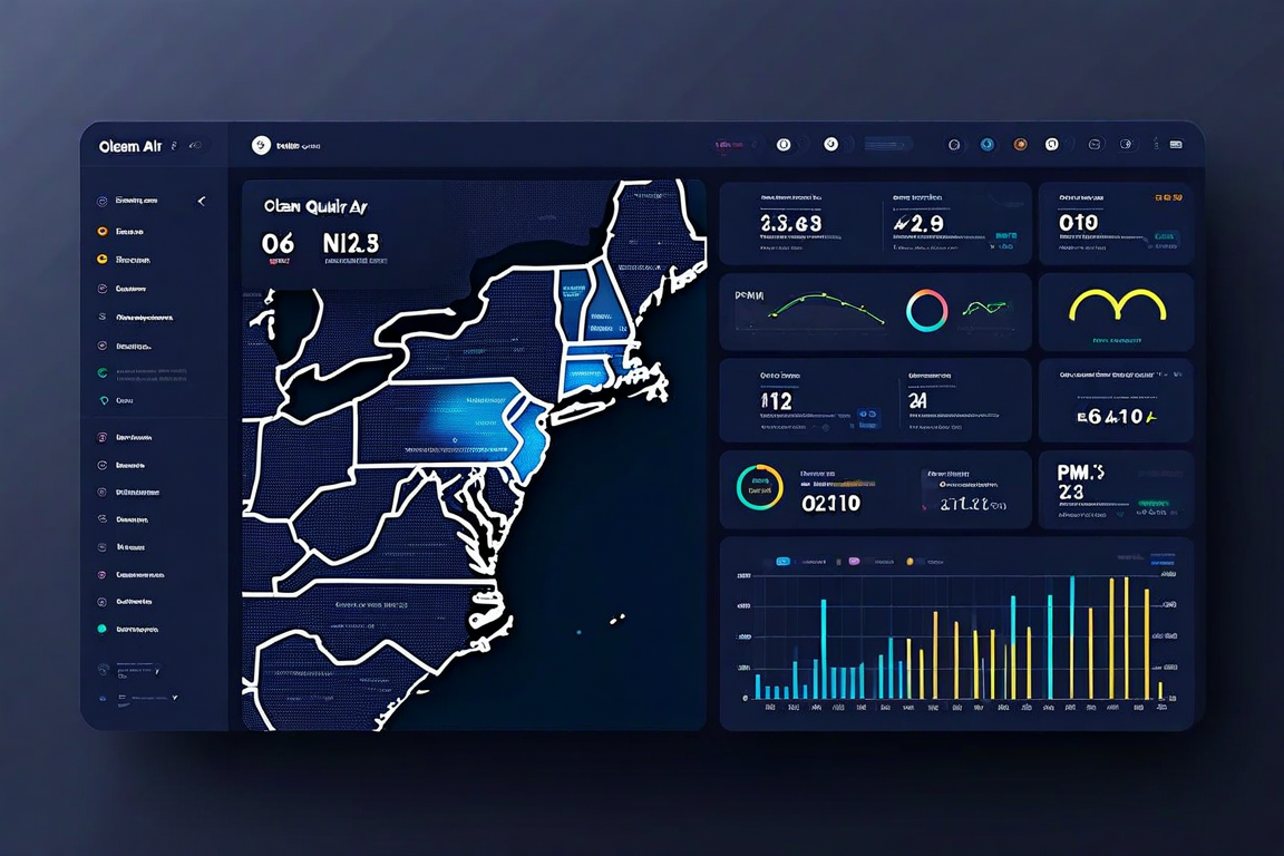 Trace AQ monitoring dashboard